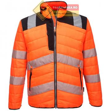 Jachete scurte reflectorizante culoarea portocaliu
