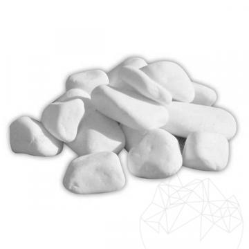 Mostra - pietre Pebble Marmura Alba Thassos 6-10 cm KG de la Piatraonline Romania