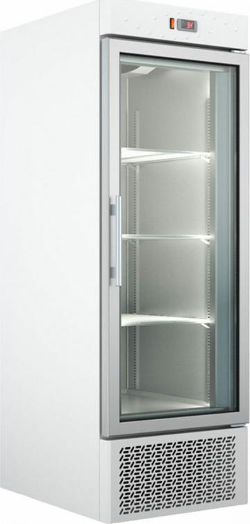 Congelator vertical alb cu 1 usa sticla Bambas UPF 69 de la Clever Services SRL