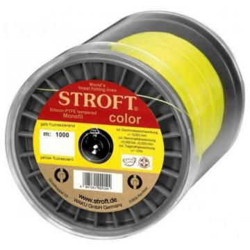 Fir monofilament Stroft Color, galben-fluo, 1000m