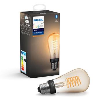 Bec LED inteligent Philips Hue, bluetooth, ZigBee, E27, ST64 de la Etoc Online