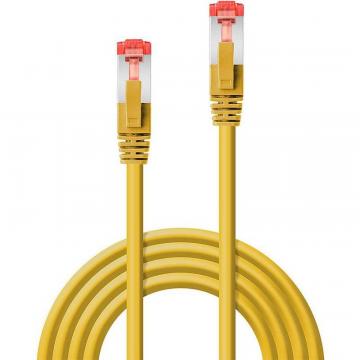 Cablu retea Lindy Cat.6 S/FTP Network, 1m, galben