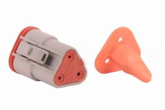 Mufa conector DT 3 pini tata DT06-3S CO-DT03M 119057