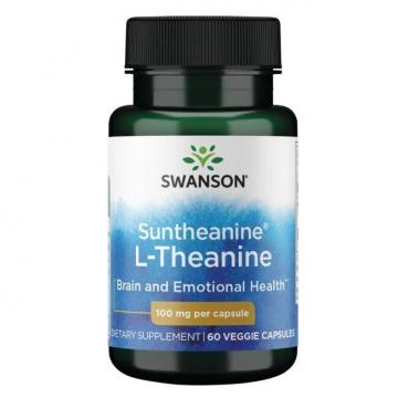 Supliment alimentar Swanson Suntheanine L-Theanine 100mg de la Krill Oil Impex Srl