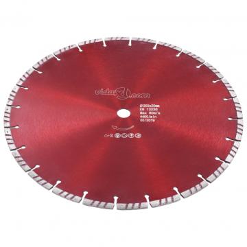 Disc diamantat de taiere cu turbo, otel, 350 mm de la VidaXL