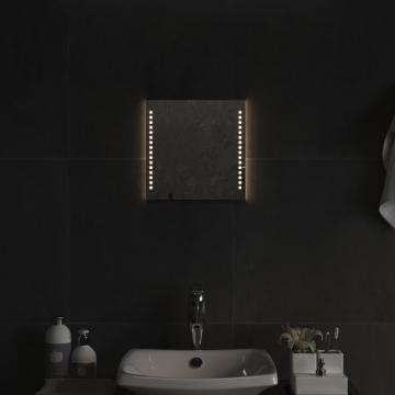 Oglinda cu LED de baie, 30x30 cm