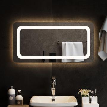 Oglinda de baie cu LED, 80x40 cm