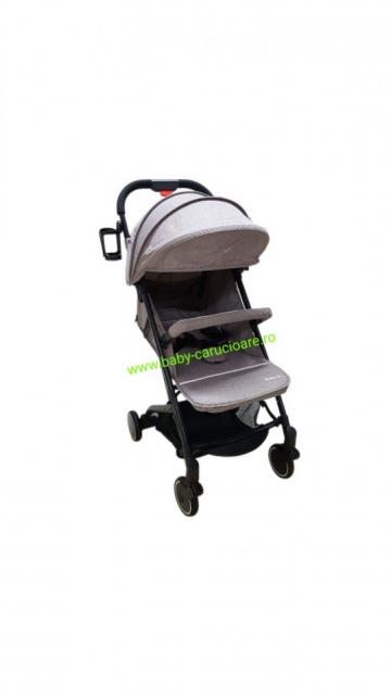 Carucior sport ultracompact troller Baby Care A8 Capuccino de la Ideal Media Serv Srl