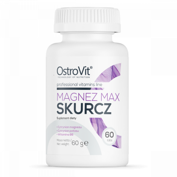 Supliment alimentar OstroVit Magnez Max Skurcz 60 tablete