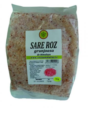 Sare roz Himalaya grunjoasa 1 kg de la Natural Seeds Product SRL