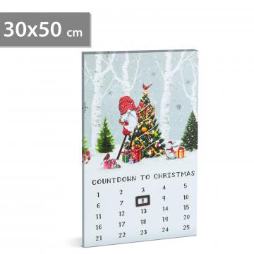 Calendar LED - 2 x AA, 30 x 50 cm de la Rykdom Trade Srl