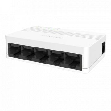 Switch 5 porturi 10 100 Mbps - Hikvision DS-3E0105D-E