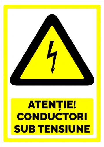 Indicator pentru atentie conductori sub tensiune