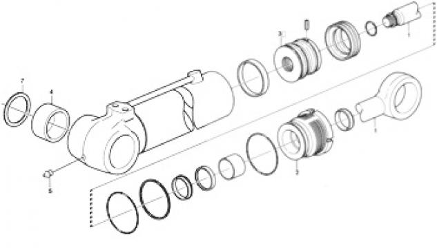 Kit reparare cilindru hidraulic utilaje Volvo de la Piese Buldo