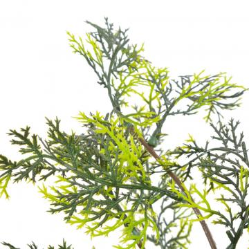 Planta artificiala chiparos cu ghiveci, verde, 120 cm de la VidaXL