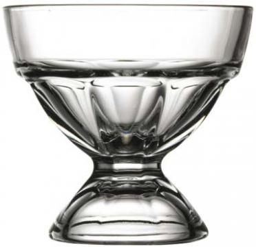 Cupa sticla pentru servire inghetata 290 ml de la Fimax Trading Srl