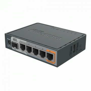 Router hEX S, 5 x Gigabit, 1 xSFP, RouterOS L4 - Mikrotik RB