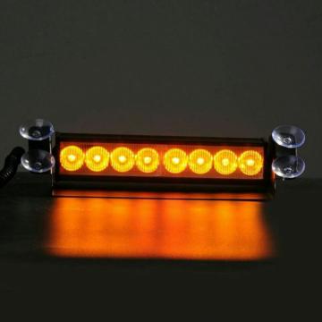 Lampa stroboscopica LED cu ventuze 8W, culoare Orange