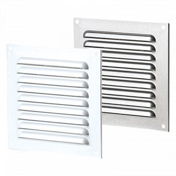 Grila ventilatie Metal bended grille MVMPO 150*215 s A white