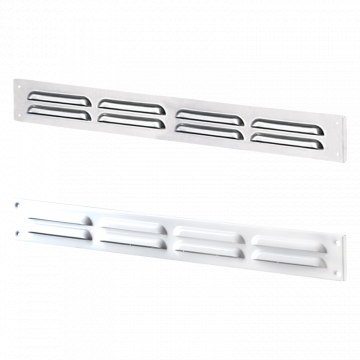 Grila ventilatie Metal bended grille MVMPO 305*90 s A white