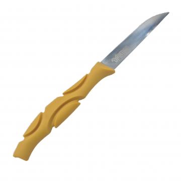 Cutit briceag ascutit, maner ergonomic, galben, 15cm de la Dali Mag Online Srl