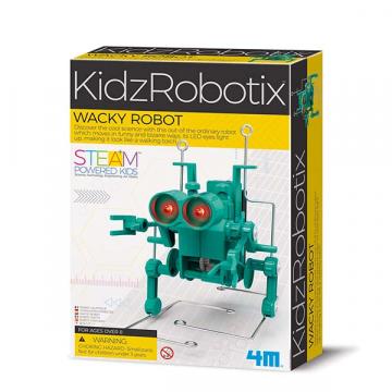 Jucarie kit constructie robot, Wacky Robot, KidzRobotix de la Arca Hobber Srl