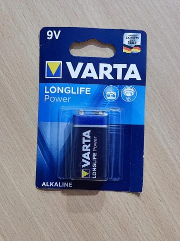 Baterie alkalina Varta 9V