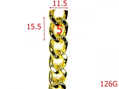 Lant aliaj gold 11.5 mm gold 7J5 R4 126G