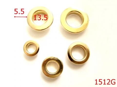 Ocheti 13.5 mm gold 2B7 AD39 1512G de la Metalo Plast Niculae & Co S.n.c.