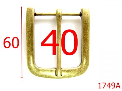 Catarama curea 40 mm antic AI24 1749A de la Metalo Plast Niculae & Co S.n.c.