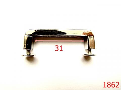 Brida zamac /31mm/nikel 31 mm nichel AK34 1862 de la Metalo Plast Niculae & Co S.n.c.