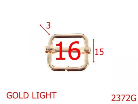 Catarama de reglaj gold light 16 mm 3 gold 2372G de la Metalo Plast Niculae & Co S.n.c.