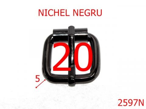 Catarama cu rola 20 mm 5 nichel negru 7H1 6G4 2597N de la Metalo Plast Niculae & Co S.n.c.