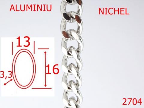 Lant aluminiu 13 mm 3.3 nichel 7I2 2704 de la Metalo Plast Niculae & Co S.n.c.