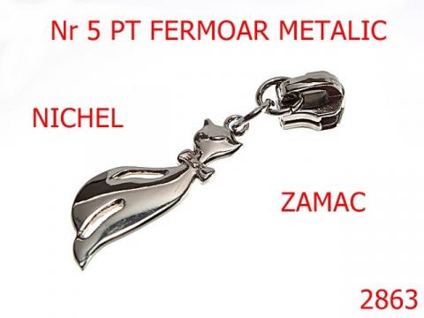 Cursor metalic No.5 mm nichel B42 2863