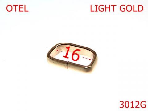 Trecere pataluta 16 mm gold light 1C6 6I7 3012G
