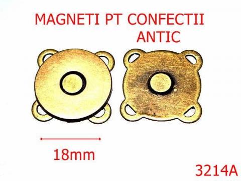 Magneti confectii 18 mm antic 15B2 5J7 K43 3214A