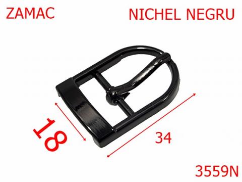 Catarama 18 mm nichel negru 7A7 7B4 3559N de la Metalo Plast Niculae & Co S.n.c.