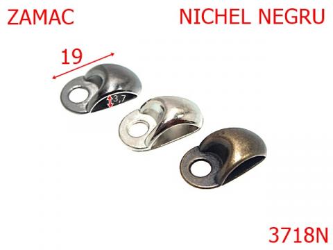Carlig bocanc 3.7 mm nichel negru 15A1 14A17 3718N de la Metalo Plast Niculae & Co S.n.c.