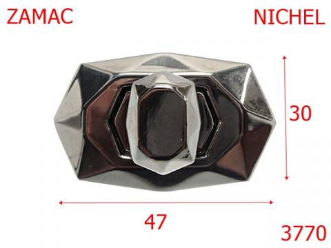 Inchizatoare poseta 47 mm nichel 14G14 3770 de la Metalo Plast Niculae & Co S.n.c.