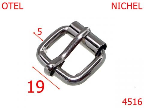 Catarama cu rola pentru posete 19 mm otel 5 nichel 4516 de la Metalo Plast Niculae & Co S.n.c.