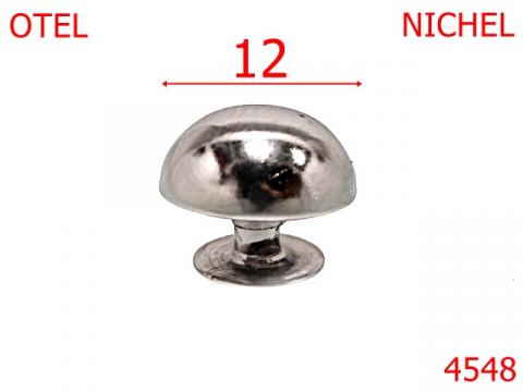 Bumb calota semisferica 12 mm otel nichel 4548 de la Metalo Plast Niculae & Co S.n.c.