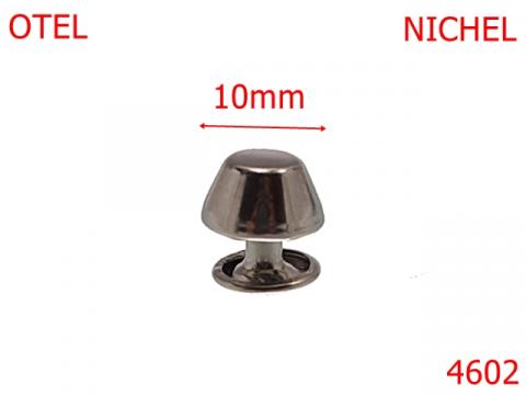 Ornament tronconic 10 mm otel nichel negru 4602 de la Metalo Plast Niculae & Co S.n.c.