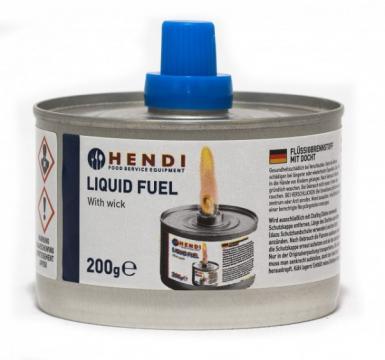 Combustibil lichid cu fitil - 6 in tava - 200 gr