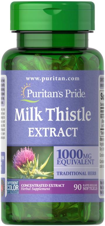 Supliment alimentar Puritan Pride, Milk Thistle 4:1 Extract de la Krill Oil Impex Srl
