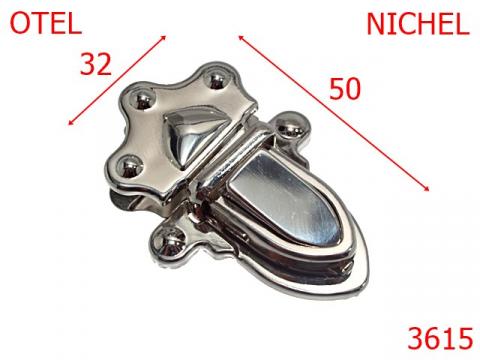 Tik tuk poseta 32x50 mm nichel 12B13 3615 de la Metalo Plast Niculae & Co S.n.c.