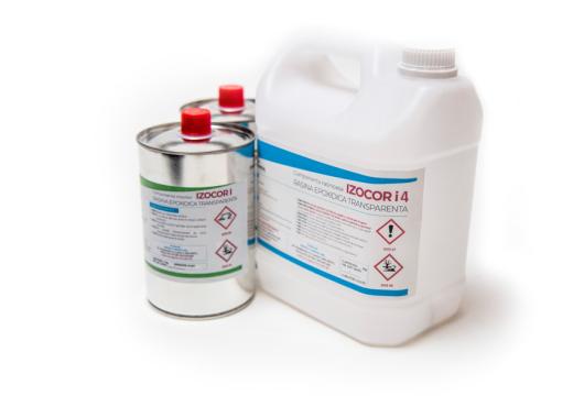 Rasina epoxidica transparenta Izocor i4, chit de 15 kg de la Izocor Protection Srl