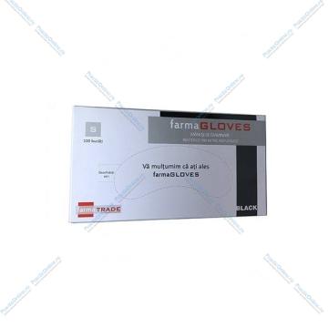 Manusi nitril, nepudrate, negre, marime L (100buc) de la Practic Online Packaging Srl