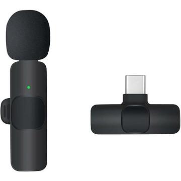 Microfon wireless - lavaliera cu conector USB - C/iPhone