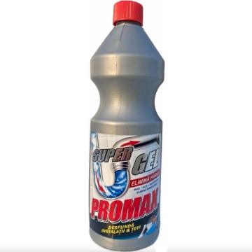 Deblocant tevi de scurgere Promax Super Gel 1 litru de la Dezitec Srl